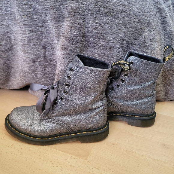 Glitter Dr. Marten Boots Size 5 - Picture 2 of 6